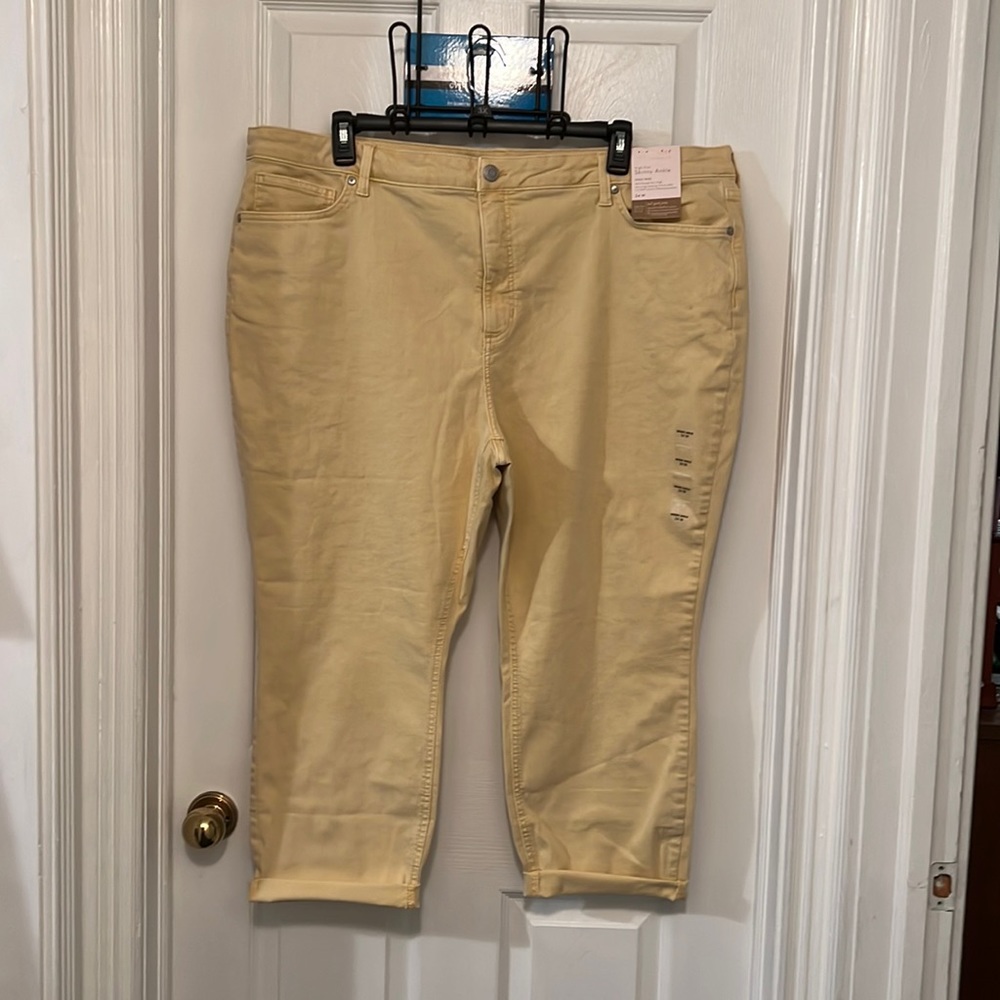 Never Worn Pale Yellow Jeans